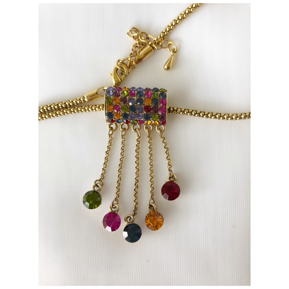 Multicolor ♥️ Rhinestone Necklace